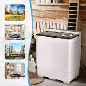 Camping Washing Machine Single Tub With Dryer