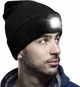 Head Torch LED Lighted Hat USB Rechargeable