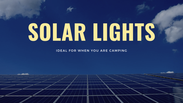Using Different Solar Camping Lights