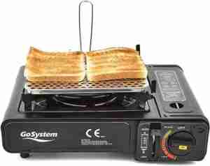 Camping Bread Toaster Using Gas Rings