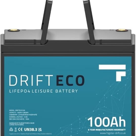fogstar drift 100Ah 12v LiFePO4 leisure battery