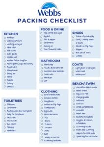 Essential Packing Checklist For Your First Motorhome Trip