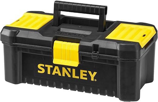 black yellow tool storage solution box