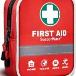 red camping first aid kit