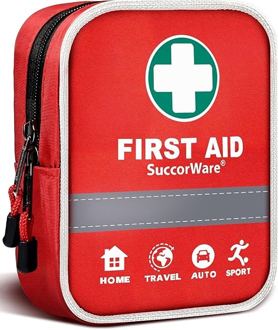 Camping First Aid Kit 1 red camping first aid kit