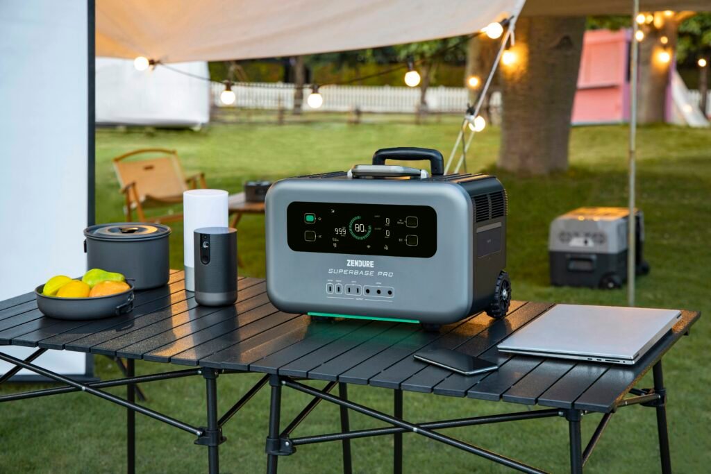 Portable Power Station for Camping on table