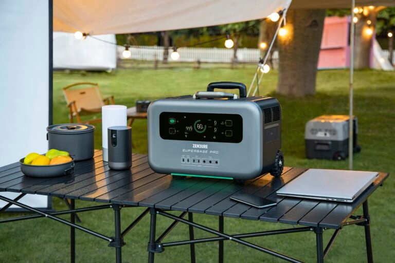 Portable Power Station for Camping 1 Portable Power Station for Camping on table