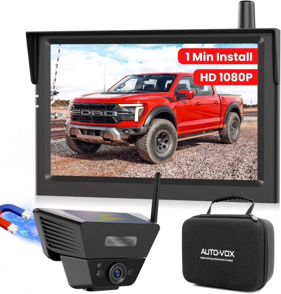 AUTO-VOX Solar Wireless Reversing Camera Kit