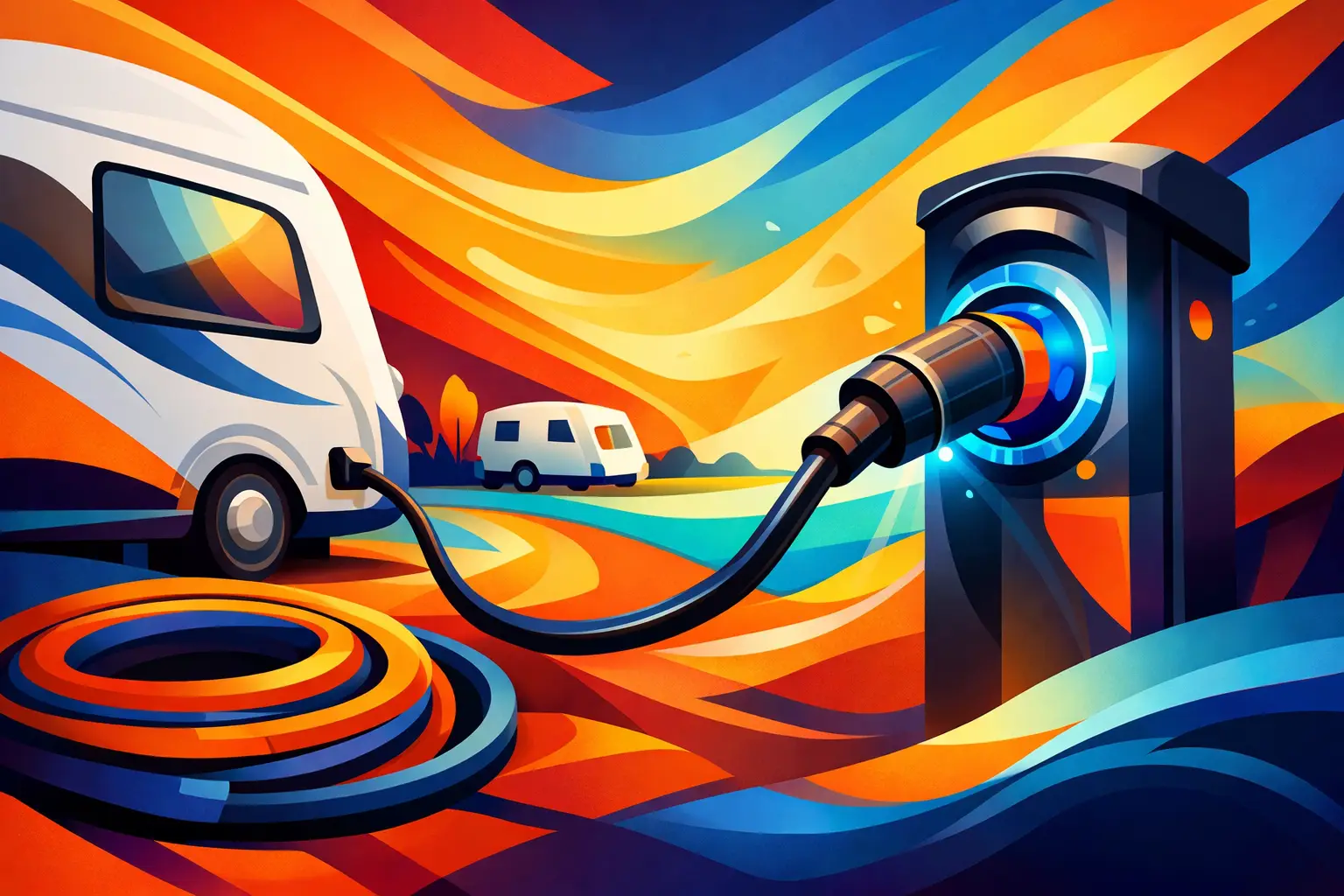 Caravan Hookup Cable Guide for UK Tours