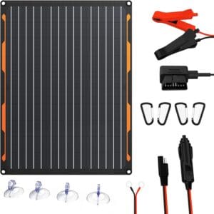 Solar 12V 20W Trickle Vehicle Battery Charger