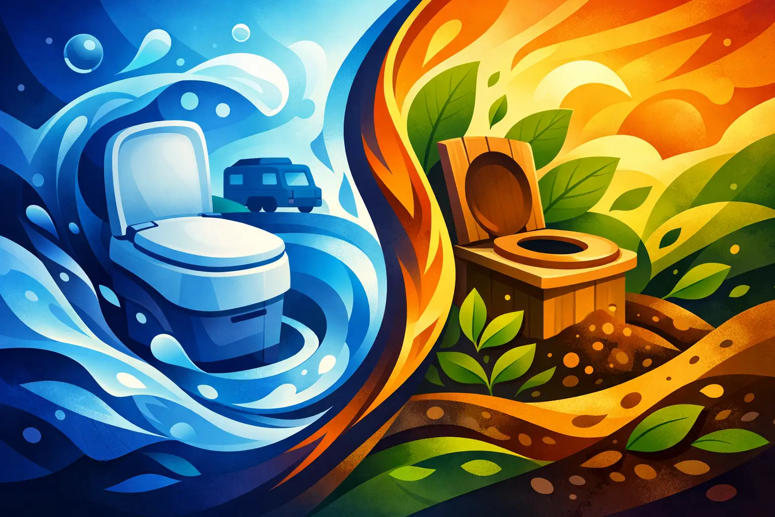 Chemical Toilet vs Composting Toilet for Touring