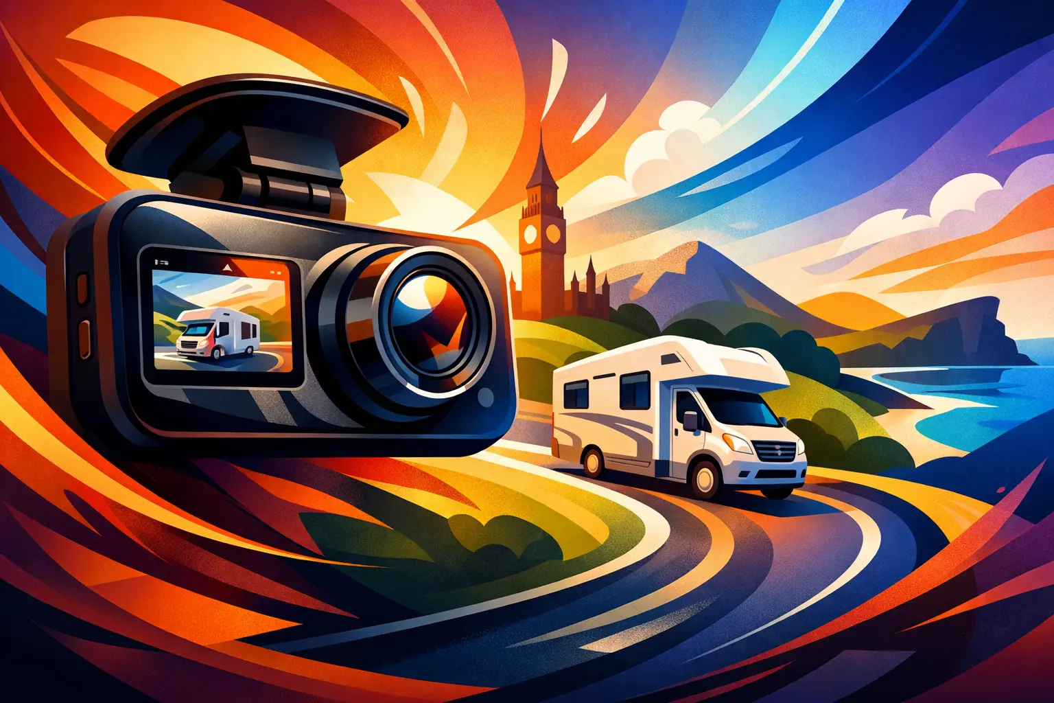 Choosing a Motorhome Dash Cam for UK Touring