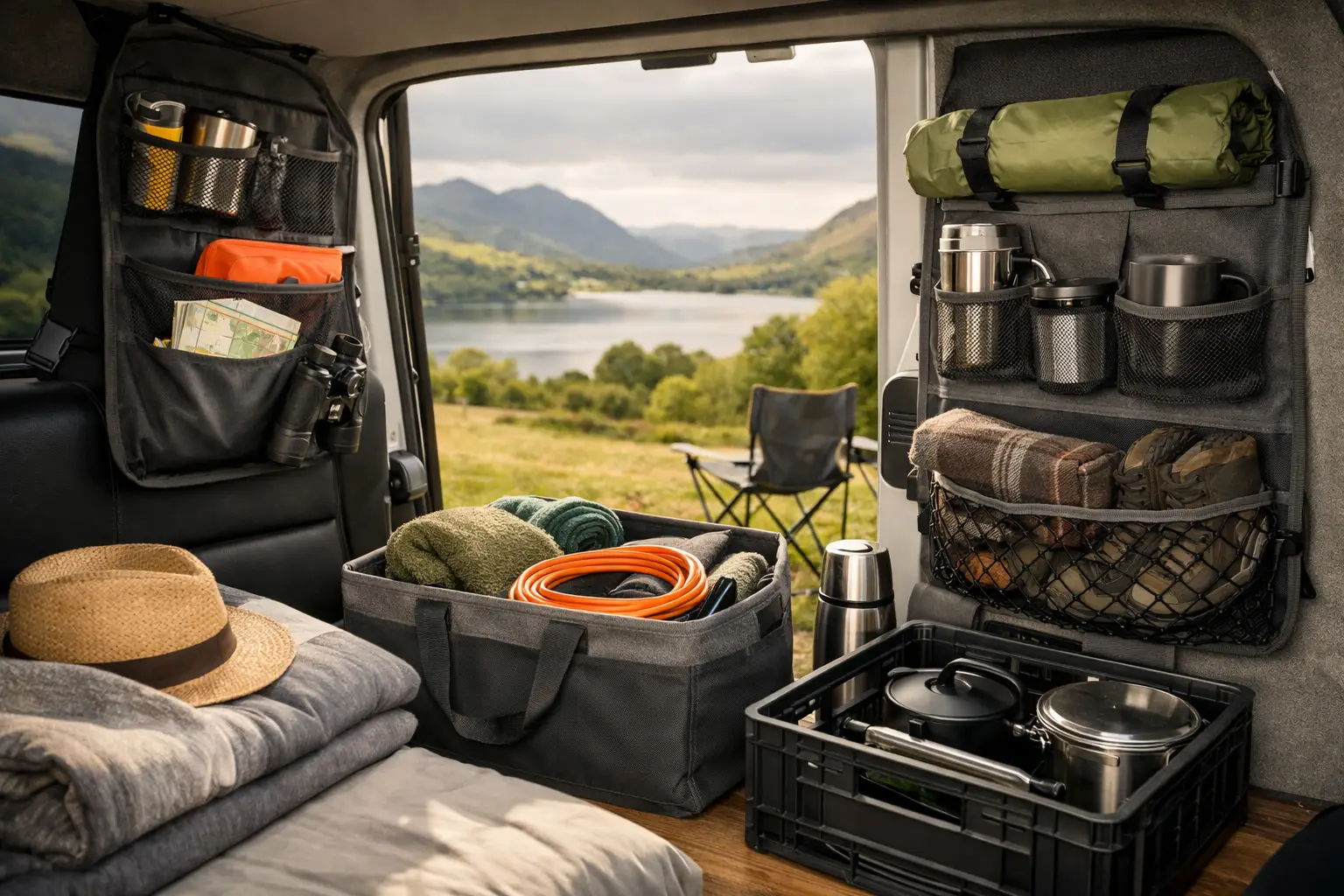 Campervan Storage Accessories Guide for UK Tours