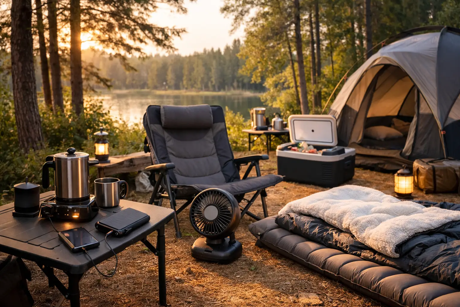 What Gadgets Improve Camping Comfort on Tour?