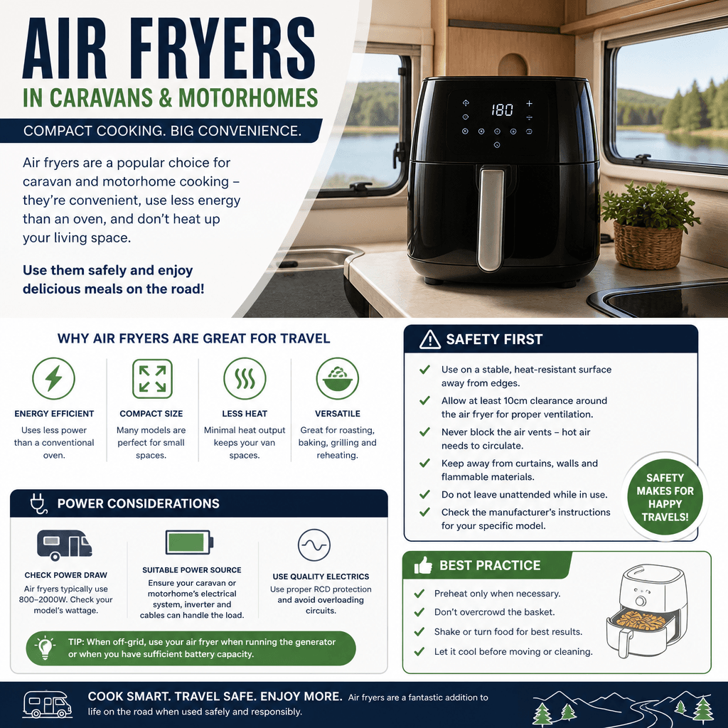 Air Fryers in Caravans and Motorhomes