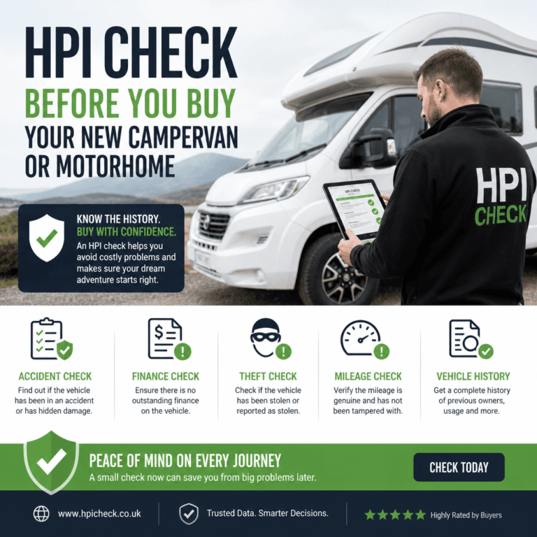 HPI check before you buy your new campervan or motorhome