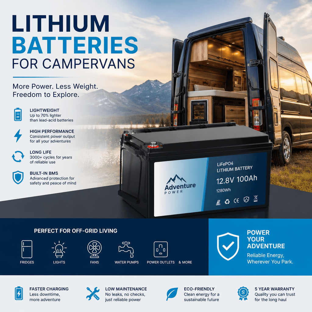 Lithium Batteries for Campervans