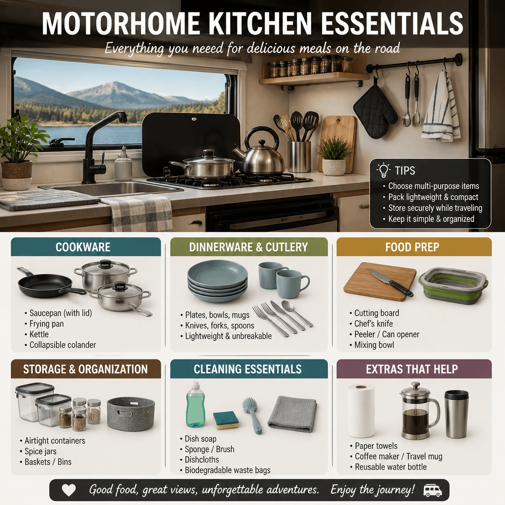 Motorhome Kitchen Essentials