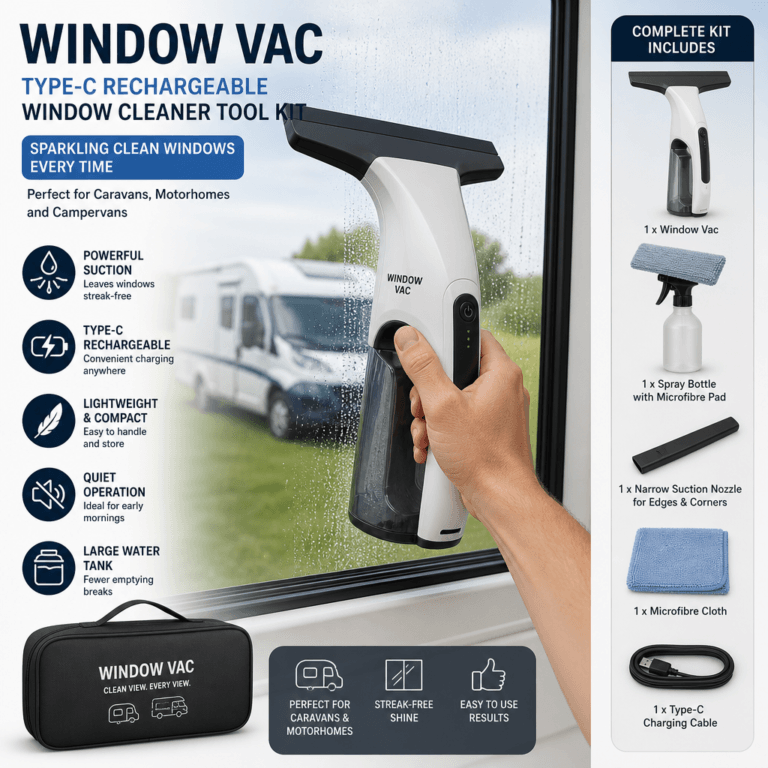 Why a USB‑Charged Window Vac Belongs in Every Camper Van