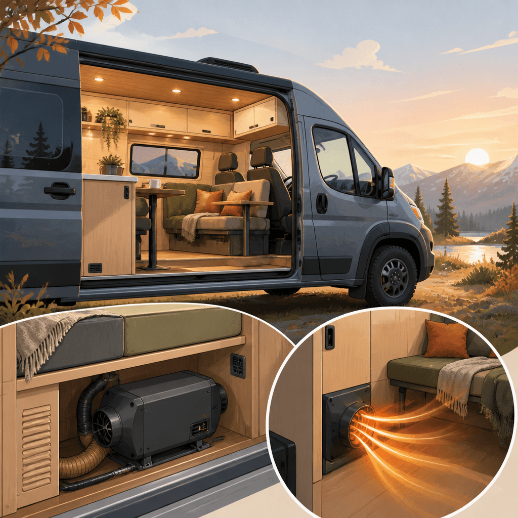 Editorial illustration for an article titled "Warm on Wheels: A Friendly Guide t